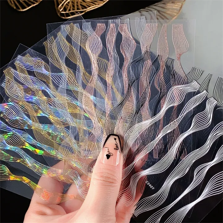 5pcs%203D%20Ranbom%20Mix%20Shape%20Silver%20Nail%20Nail%20Art%20Decoration%20Stickers%20Luxury%20Kawaii%20Star%20Series%20Sliders%20Decals%20Nail%20Accessories%20DIY%20-%20Image%207