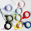 New Silicone Circle Finger Ring / Mobile Phone Silicone Ring Holder (2 pcs). 