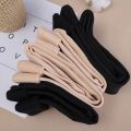 1/2Pairs Thickened Velvet Stockings Winter Women's Home Warmer Floor Socks Over Knee Sox Solid Colors Snow Boots Heat Hosiery.
