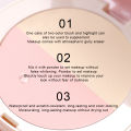 New Two-color Multi-purpose Pressure Powder Brightens High Gloss Makeup Setting Pressure Powder Dry Wet Lasting Powder Blusher. 