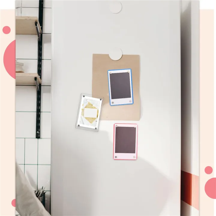 15%20Pcs%20Acrylic%20Fridge%20Magnetic%20Frame%20Mini%20Double%20Sided%20Refrigerator%20Magnet%20Picture%20Frame%20Clear%20Frameless%20Display%20Frame%20-%20Image%206