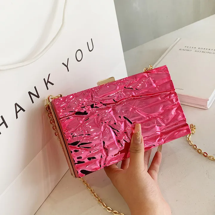 Shoulder%20bag,%20Chaoshang%20Ice%20Crack,%20Personality%20Gold%20Box%20Bag,%202022%20Korean%20Edition,%20ins%20Internet%20celebrity%20girl,%20foreign%20hand-held%20oblique%20-%20Image%208