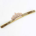 European and American baby headwear crystal crown children's headband popular hair accessories AliExpress wish Amazon. 