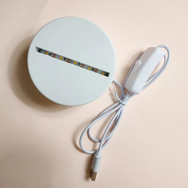 Acrylic%203D%20LED%20Lamp%20Base%20Table%20Night%20Light%20Holder%20ABS%20USB%20Lighting%20Accessories%20-%20Image%202