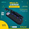 Multi Plug M 412 Multiplug 4 Port Extention Socket 5 Mtr Cable. 