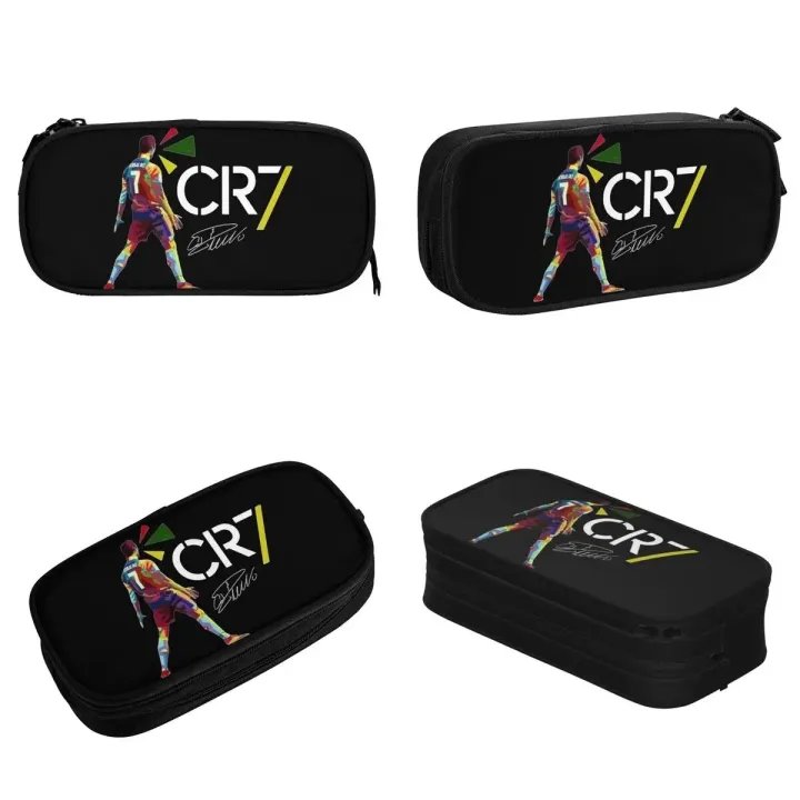 Cr7%20Cristiano%20Ronaldo%20Football%20Signature%20Soccer%20Pencil%20Case%20Double%20Layer%20Large-capacity%20School%20Accessories%20Pencil%20Box%20Gift%20-%20Image%202