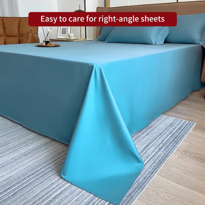 1%20Pc%20Luxury%20Long-staple%20Cotton,Flat%20Bed%20Sheet,Bed%20Sheet%20Without%20Pillowcase,Solid%20Colcor%20-%20Image%205