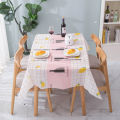 Home dining room Nordic table cloth waterproof and oilproof non-wash, pvc tablecloth, desk ins student coffee table, table mat cloth. 