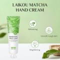 LAIKOU Camomile Shea Butter Matcha Hand Cream Refreshing Moisturizing Hand Care 30g (3pcs Set). 