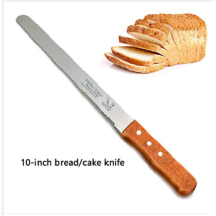 Cake & Bread Cutter - Wooden 10" size