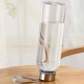 300/400/500ML Plastic Transparent Round Portable Water Bottles Outdoor Hiking Sports Travel Carrying for Water Bottle Drinkware.