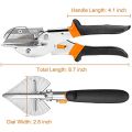 【sought-after】 Multi Angle Miter Shear Cutter for Angular Cutting of and Trim from 45 to135 Degree Hand Tools for Cutting Soft Wood Plastic PVC. 
