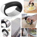 Garlic Press Cutter , Stainless Steel & Black Garlic Press Metal Ginger Garlic Chopper Crusher Garlic Cutter Creative Hand Press Garlic Tools Kitchen Gadgets..