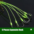 Anti Hanging Spring, Spring Feeder Fishing Bait Cage for Carp Fishing With Expensive Fishing Hook and Flexible Rotating Connectior (1Box=4Pieces). 