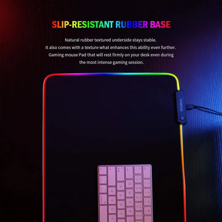 Rgb%20Gaming%20Mouse%20Pad%20Mat%20(300*800Mm)%204Mm%20Thick%20-%20Mouse%20Pad%20-%20Image%204