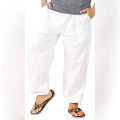 White Whale Mens Cotton Loose Casual Lounge Pajama Gym Workout Yoga Pants,  For Prayer. 