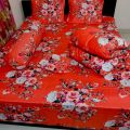 Premium Quality Misty Color Twill Fabric Comforter With Bedding Set 5 in 1. 
