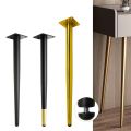 4Pcs/Set Furniture Legs Feet 45-72cm Chair Tapered Furniture Metal Feet Dressing Table Legs High Table Feet for Dining Table. 