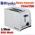 Miyako Automatic Bread Toaster with Lid | KT-2008 | 850 Watt Capacity. 