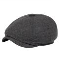 Men beret vintage Herringbone Gatsby Tweed hat Newsboy Beret Hat spring Flat Peaked Beret Hats.