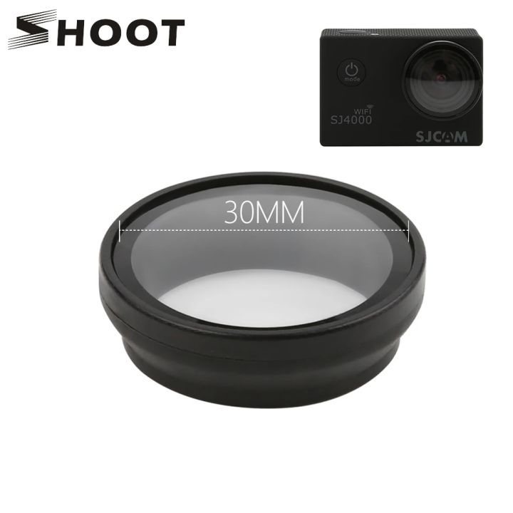 【YIYANGMAOYI111】SHOOT UV for SJCAM SJ4000 SJ4000 plus Series Wifi h9 h9r C30 Action Lens Filter SJCAM SJ4000 Cam Accessories