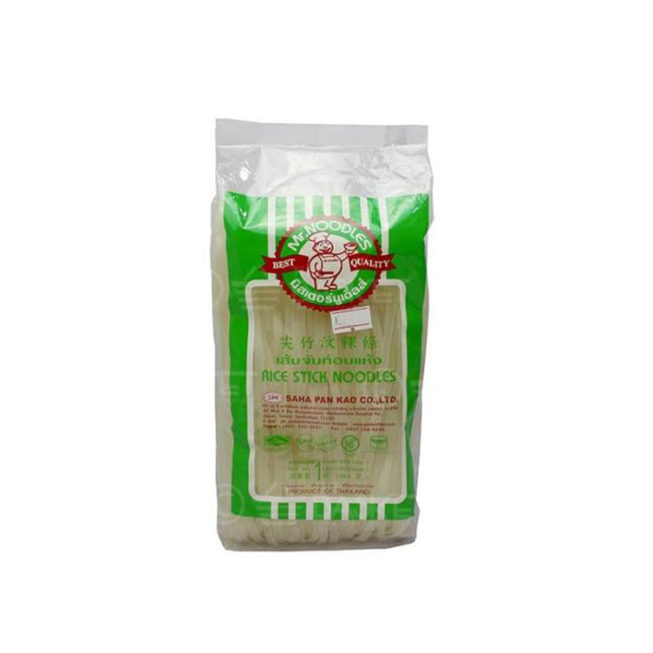 Mr. Noodles Pan Kao Rice Stick Noodles 454 Gm