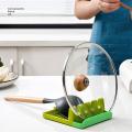 Kitchen Storage Rack Multi Use Pots Lid Holder Shove Storage Racks Kitchen Spoon Rest Kitchen Organizer.