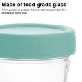 Glass Food Containers 6pcs Glass Food Storage Containers with Lids 120ml Leak Proof Airtight Bpa Free Reusable Measurement Lines Food Jars for Meal Prep Snacks Purees in Asia Food Storage Jars. 