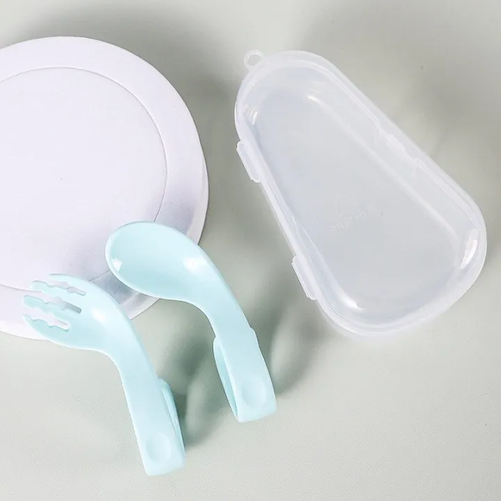 Safety%20Curly%20Handle%20Baby%20Spoon%20Fork%20for%20Baby%20Toddler%20Feeding%20Training%20Utensils%20Infant%20Children%20Spoon%20Tableware%20Food%20Grade%20PP%20-%20Image%202