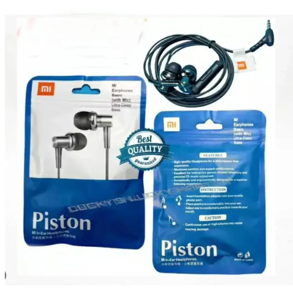 Xiaomi Mi Piston Blue Three Headphones Combo Package (2) High