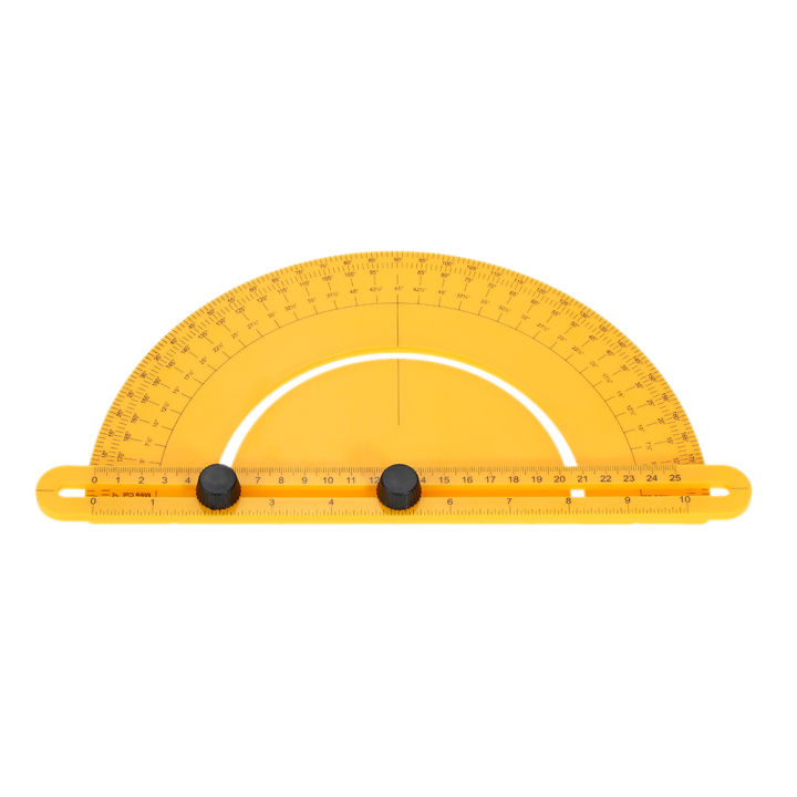 Plastic%20Protractor%20Angle%20Finder%20Measure%20Ruler%20Goniometer%20Articulating%20Arms%20Template%20Tool%20for%20Handymen%20Builders%20Craftsmen%20180%20Degree%2025cm%20Rule%20Gauge%20Inch%20Metric%20-%20Image%206