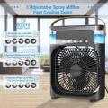 Portable USB Air Cooler Fan with Dream Light and Humidifier. 