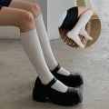 Knee socks women's clothing women's fashion real thigh high socks women's stockings autumn and winter warm knitted cotton stockings women. 