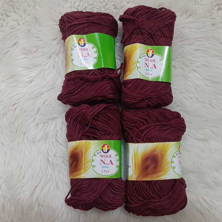 High%20Quality%20Dyed%203%20Ply%20N.A%20Brand%20Yarn%2025g%20%20Yarn%20%204%20Pices%20For%20Crochet%20Weaving%20And%20Knitting%20-%20Image%205