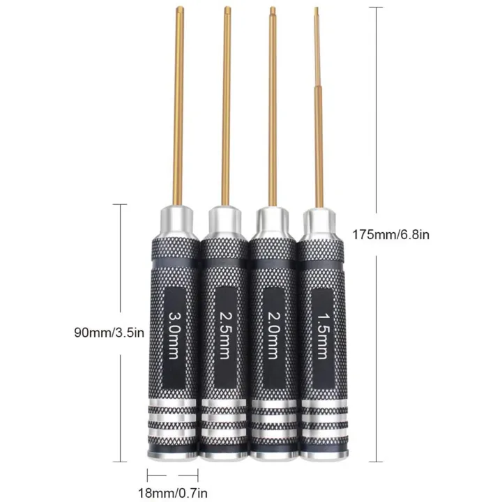 ZOROOM%204%20Pcs%201.5%20/%202.0%20/%202.5%20/%203.0%20mm%20Hex%20Screwdriver%20Set%20Titanium%20Hex%20Wrench%20Tool%20Set%20for%20Multi-Axis%20FPV%20RC%20Tool%20-%20Image%208