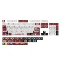 FC Red & White Machine, Pixel XDA Keycaps, Mechanical Keyboard, Customized Personalized Keycaps, Sublimation, PBT Support Customization. 