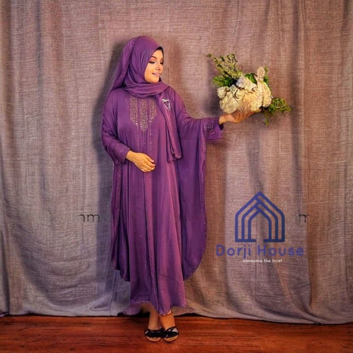 Best%20Stylish%20Dubai%20Cherry%20Fabric%20Abaya%20Borka%20for%20Muslim%20Women%20-%20Image%203
