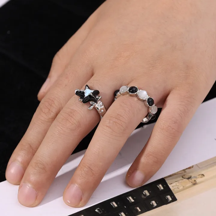 1/2Pcs%20Fashion%20Color%20Blocking%20Star%20Rings%20Imitation%20Opal%20Stone%20Ring%20Y2k%20Girls%20Women%20Personality%20Punk%20Ring%20Trendy%20Jewelry%20Gifts%20-%20Image%208