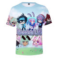 New Game Gacha Life 3D Print T-shirt Men Women Summer Cute Fashion Casual T Shirt Cartoon Anime Harajuku Streetwear Tee Tops. 
