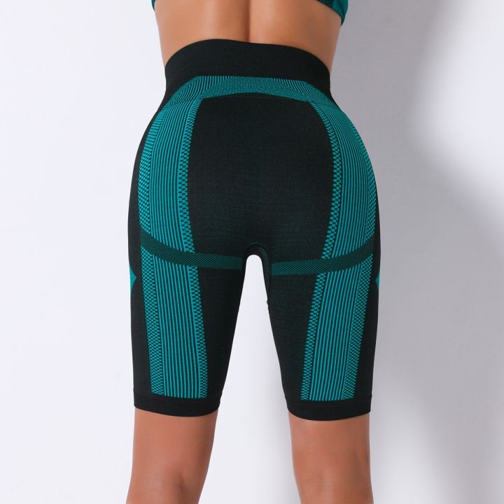 Slim%20Fit%20High%20Waist%20Yoga%20Sport%20Shorts%20Hip%20Push%20Up%20Women%20Plain%20Soft%20Nylon%20Fitness%20Running%20Shorts%20Tummy%20Control%20Workout%20Gym%20Shorts%20-%20Image%205