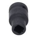 Square Tap Socket, Square Socket 1/2 Inch Black Phosphate Coated for Pneumatic Wrench. 