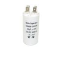 CBB60 Run Capacitor 20uF 450V AC Double Insert 50/60Hz Cylinder  White for Air Compressor Water Pump Motor. 