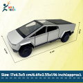 Alloy Die cast Metal 1:32 Scale XinHaoDi Tesla Model Zinc Alloy Car Shell DIE-CAST MODEL Metal Car Latest Pull & Back Car With Music & light Gift For Children.