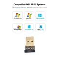 Bluetooth Adapter V4.0 CSR Dual Mode Wireless Mini USB Bluetooth Dongle 4.0 Transmitter for Computer PC. 