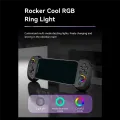 1 Piece D8 Telescopic Game Controller RGB Light Mobile Game Controller with 6-Axis Vibration for Android IOS PS3 Switch PC,B. 