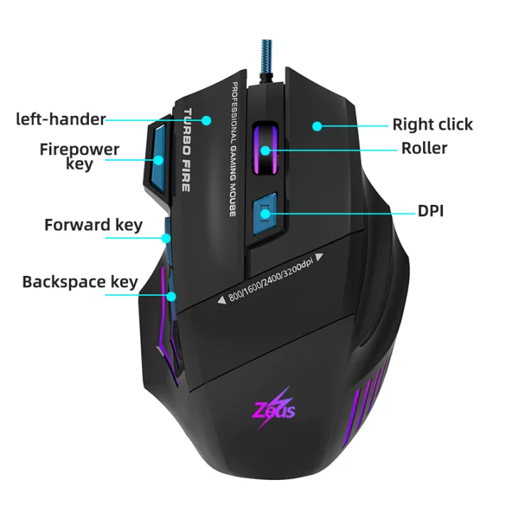 Zeus%20M330%20High%20Speed%20Gaming%20Mouse,%20Multifunctional%20Mouse%20-%20Image%203