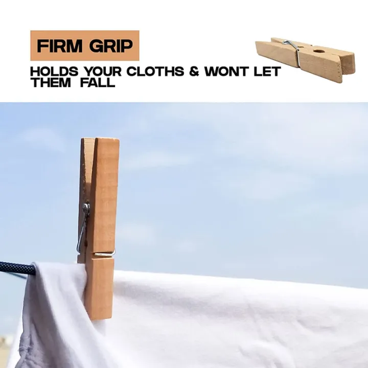 Clothes%20Pins%20Heavy%20Duty%20with%20Spring,%20Wooden%20Clothespins%20for%20Clothes%20-%20Image%203