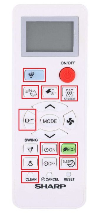 SHARP%20Air%20Conditioner%20Remote%20Use%20For%20Split%20AC%20-%20Image%204