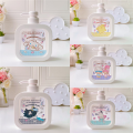 Cartoon Cute Girl Heart Jade Cinnamon Dog Press Lotion Bottle. 