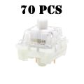 GGBOY Kang White V3 Switches Mechanical Keyboard Linear Switch 3 Pin Custom Cherry RGB SMD Gaming Compatible Hot Swap MX Switch. 